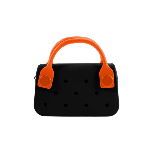 Hole Mini Handbags Black